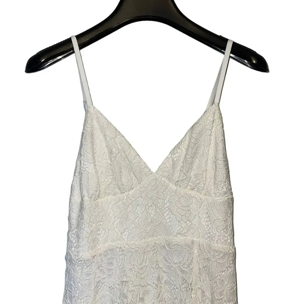 Fame and Partners Charlotte White Maxi Dress Size 2 - Picture 5 of 16